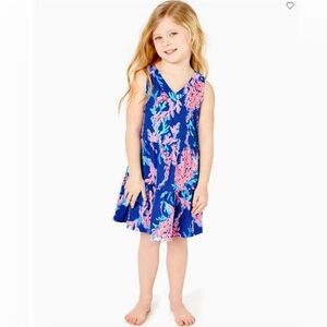 Lilly Pulitzer Girls Mini Lorina Swing Dress size L 8-10